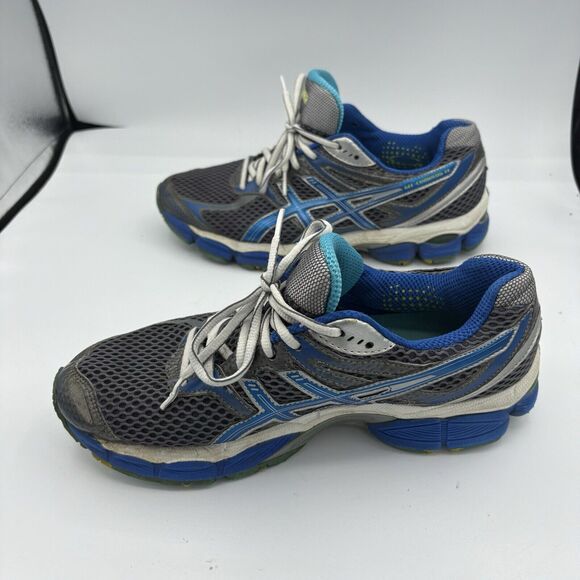 Asics Sneakers Womens Size 9 D Gel Cumulus 14 IGS Shoes Blue Athletic Run B1 - Picture 8 of 9